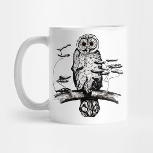 owl drawing Mug